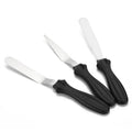 3pcs/set Cake Cream Knife Spatula Stainless Steel Scraper for DIY Cake Smoother Icing Frosting Spreader Pastry Cake Tool