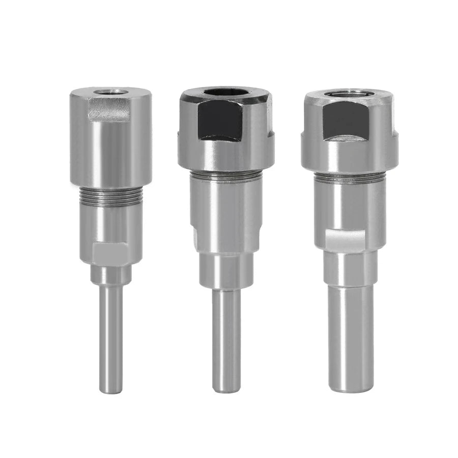 Extension Convert Shank Rod Adapter 1/4 1/2 6 8 12mm Router Bits Chuck Collet Holder for Carpentry Engraving Trimming Machine