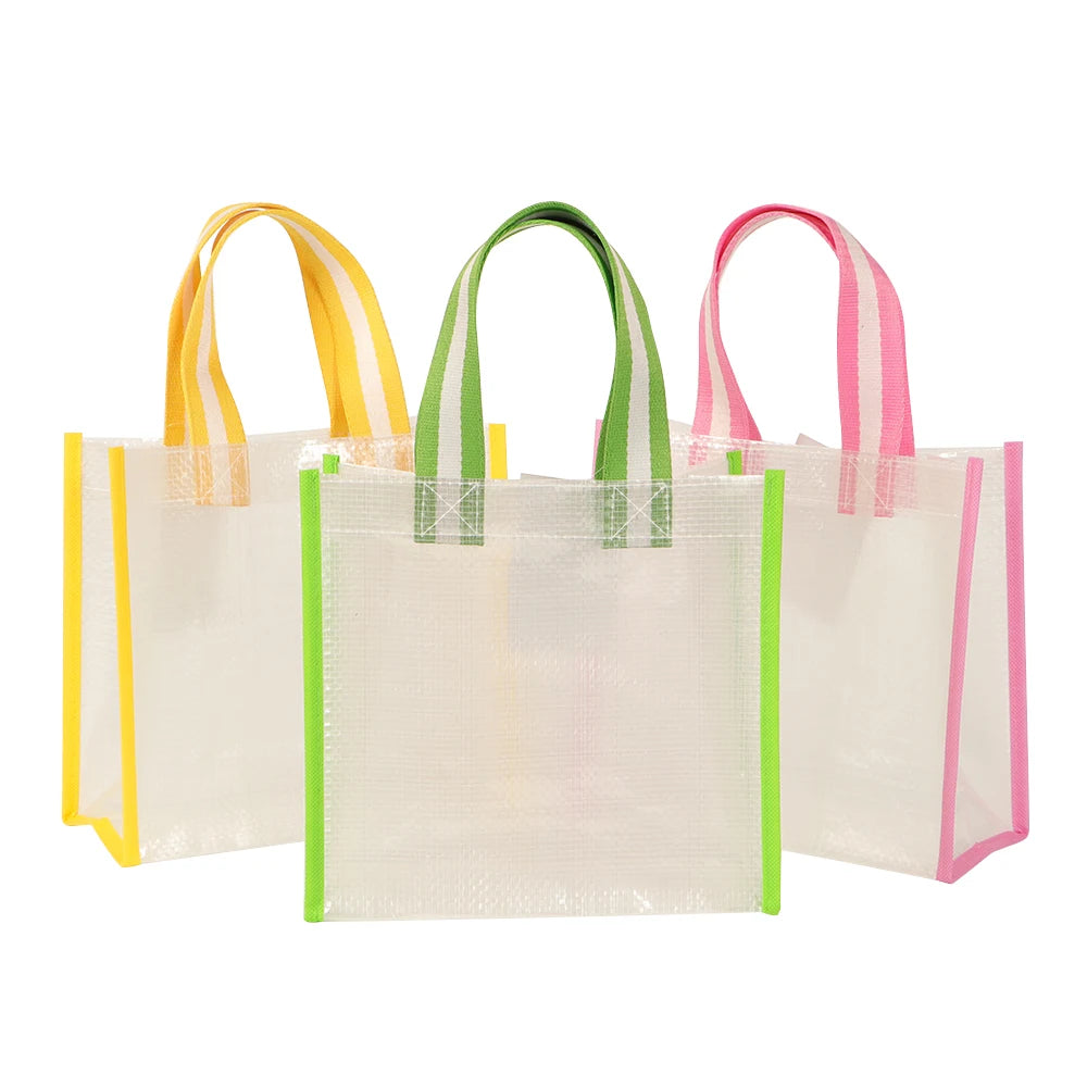 Cheap Price Color Printing Laminated Friendly Reusable pp Woven Handled Bag Customized Size/Color/Thickness Logo MOQ 3000 Pcs