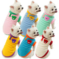 OEM ODM Autumn Winter Pet Dog Cat Clothes Solid Pattern Polar Fleece Bottoming Shirt Pulled Outside Supplies Dog Clothes Vest