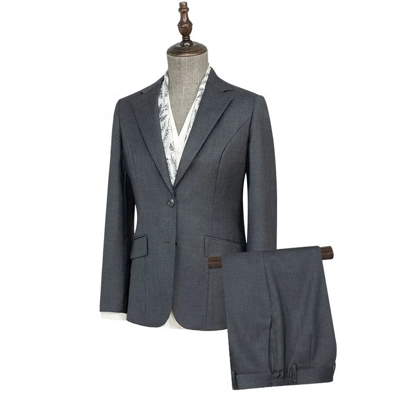Women Machine Washable Professional Formal Work Clothes New Arrival Wool Suit Office Uniform for Business Office Work