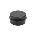 Hot Sales 50-250g Matte Black Round Candy Cans Metal Aluminum Tins Candle Box Aluminum Cosmetic Jars