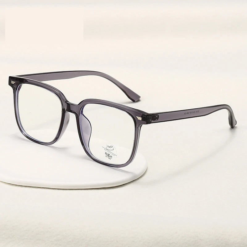 DOISYER Unisex Optical Glasses Vintage Retro Square Design High Quality TR90 Anti Blue Light Eyeglasses Rivet Optimal for
