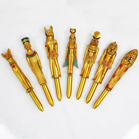 Egyptian Ancient Pharaohs Gold Souvenir Pens Character Ball Pen Egypt Queen Pen