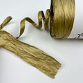 Solid Golden Paper Ribbon Spool for Christmas Wedding Birthday Decorations for Gift Packaging