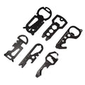 Stainless Steel Keychain Spanner Hex Wrench Multifunction Camping Outdoor Survive Tools Bottle Opener EDC Multitool