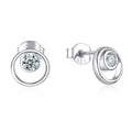 Trending Earrings 3mm VVS Moissanite Stone Earrings Wholesale Jewelry Rhodium Plated 925 Sterling Silver Women Earrings Jewelry