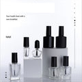Hot Selling Empty Square Glass Nail Polish Bottles with Cap with Brush 3ml to 20ml Sizes Available
