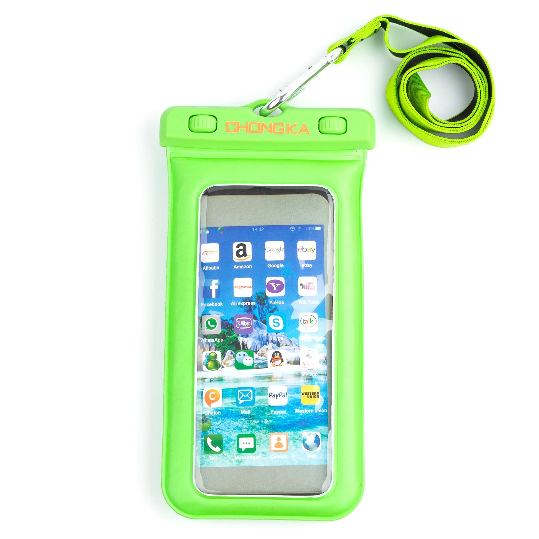 Clear Floating Water Proof Dry Beach Bag for Phone up to 7 Inch