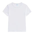 Household Textiles Solf Touch Dye Sublimation Blanks Kids White Model T-shirt for Home Decoration