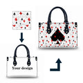 Designer No MOQ All Over Print Tote Bags Large Tote Bag With Zipper Luxury Leather Handbags for Women