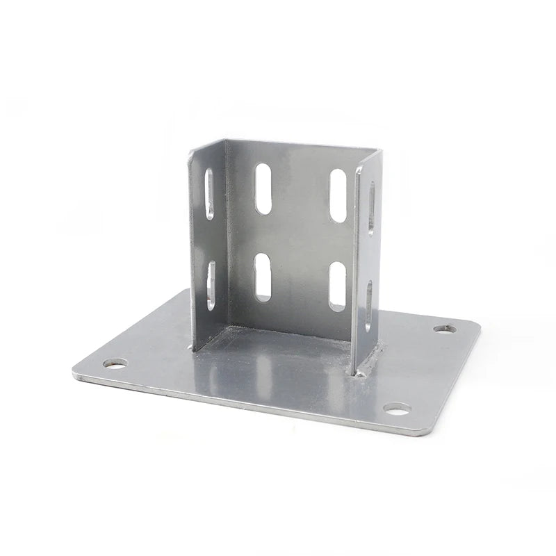 China Manufacturer  7207 45*90mm 4590mm  Fixed Base 4590 Floor Mount Base Plates for Aluminum Profile 2040 3060 4080 50100