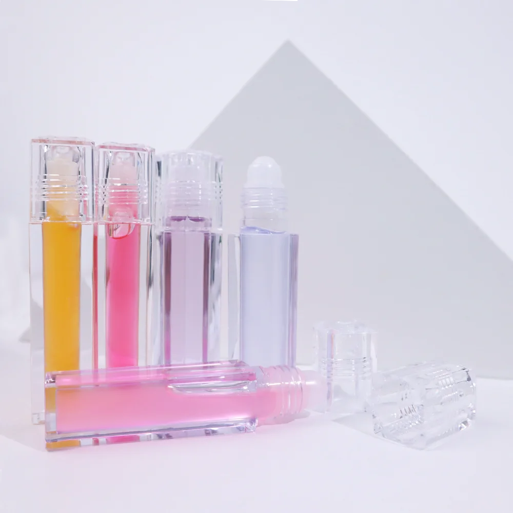 Wholesale Lip Glow Oil Vendor Flavor Fruit Natural Organic Vegan Private Label Roll on Lip Oil