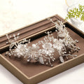 Handmade Gold Flower Rhinestone Headband Hair Band Bride Wedding Dress Accessories Wedding Accessories