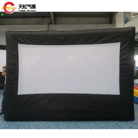 Custom Made 16:9 Oxford Fabric Inflatable Movie Screen Home Theater Projected Screens for Inflatable Bouncers