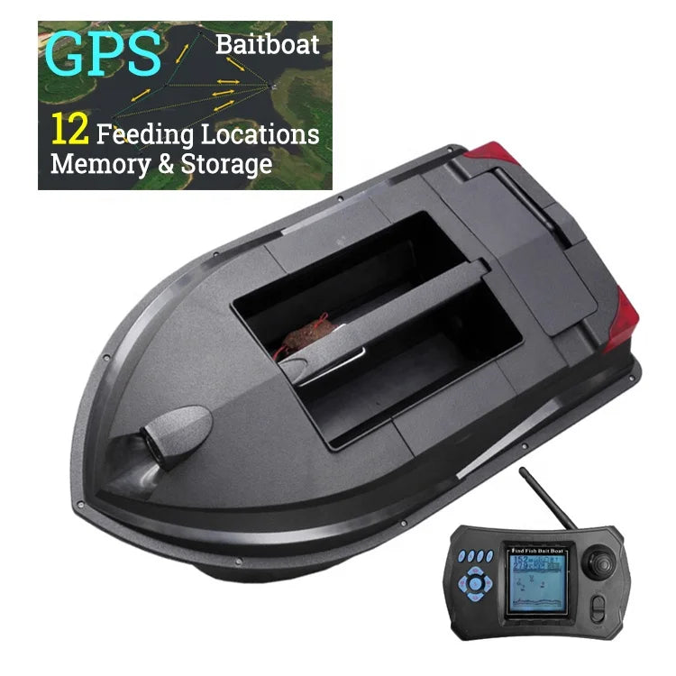 Skywolf Tl380g China Shenzhen 10a Battery Carp Baitboat Remote Control Dual Hull Plastic Abs Rc Fishing Bait Boats Gps Autopilot