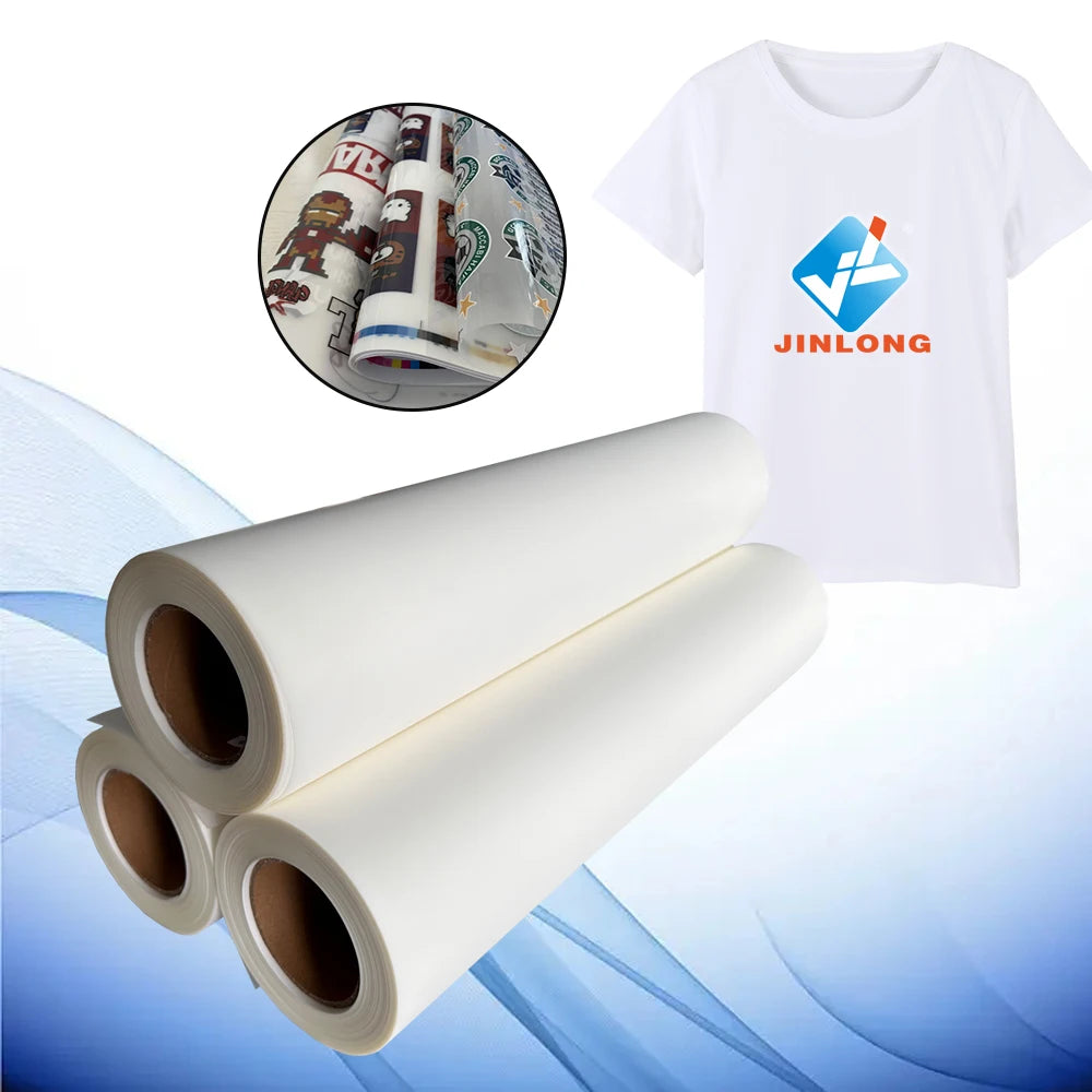 Factory Price Double Single Side Hot Peel 30cm 33cm 43cm 60cm Roll DTF PET Film for Dtf Printer