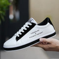 2026 New Korean Fashion Comfortable White Shoes Casual Flat Sneakers Shoes Men