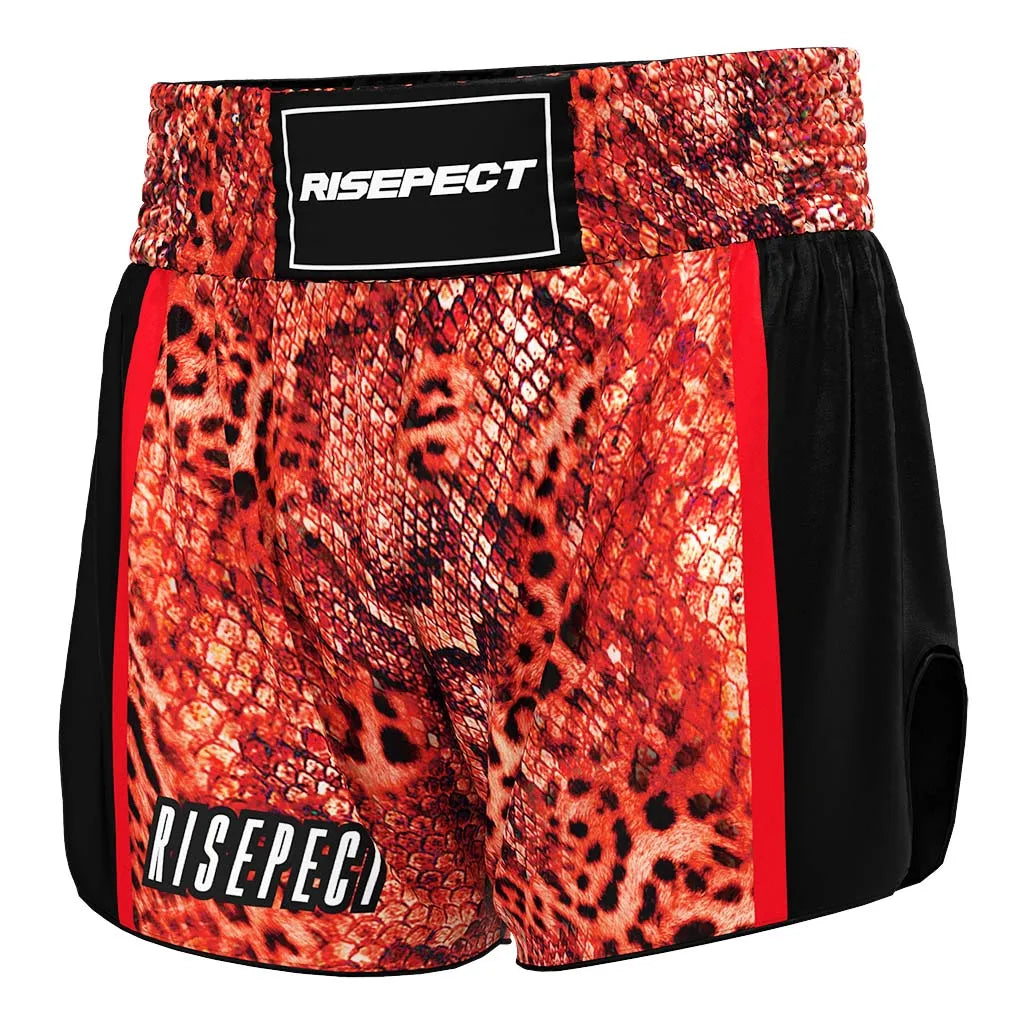 Viper's Embrace Satin Muay Thai Performance Shorts Durable Breathable Custom Logo for Gym MMA Training OEM Service Available