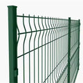 Outdoor 3D Welded Wire Mesh Guard Powder Coated Low Carbon Steel Wire Mesh  Garden Fence 3D Curved Guard Fencing