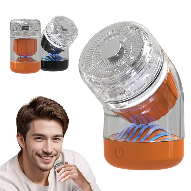 New Design Wholesale Portable Type C Charger Beard Trimmers Rechargeable Mini Shaver Electric Razor for Men With Light