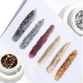 5ml High Density Platinum Glue Gel Nail Polish Shiny Varnish Foil Chrome Painting Nail Gel Glitter 6 Colors Nail Polish Glue