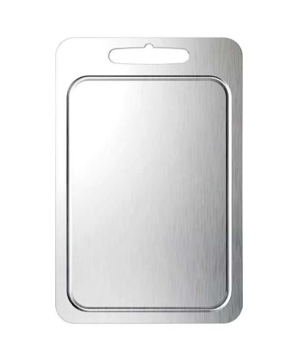 Cutting Board with Lip Cutting Board Stainless Steel for Kitchen L Shape Pastry Kneading Cutting Mats Metal Chopping Board