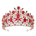 Wholesale Hot Selling Diamond Inlaid Baroque Crown Headdress Crowns Bride Jewelry Tiara