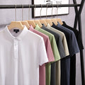CVC Cotton 95% Cotton 5% Spandex Polo T Shirt Casual Blank Plain Unisex Custom Embroidered Logo Soft Golf Men Polo Shirts