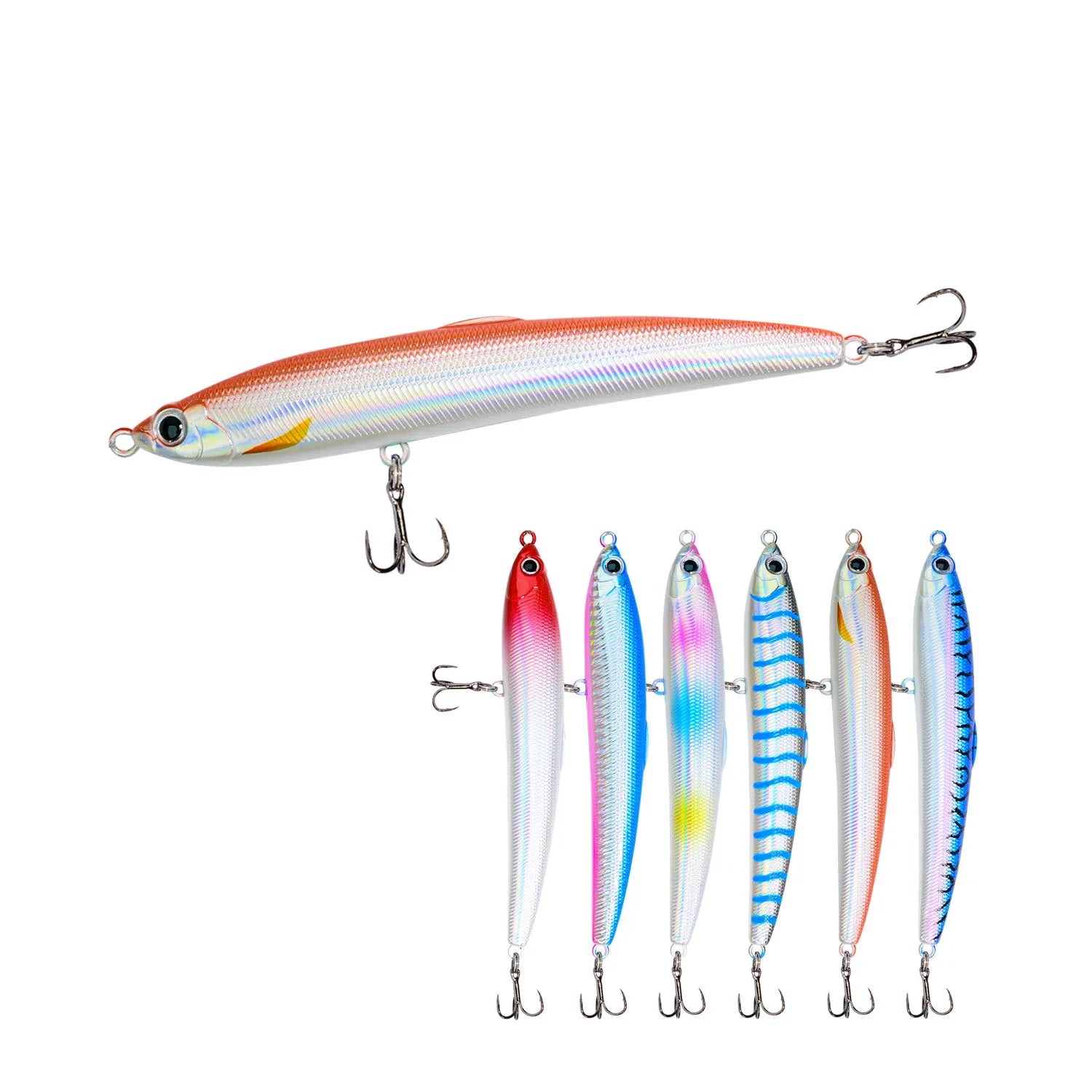 Fishing Lure Factory 125mm 33g Sinking Pencil Lure Stick Bait Lure Artificial Hard Bait Fishing Crank bait Swim Bait Sea Fishing