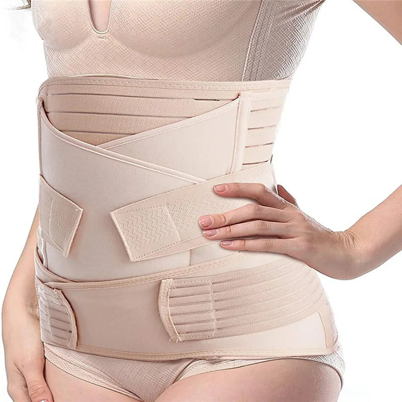 PAIDES Postpartum Support Belt 3 in 1 Slimming Belly Band Wholesale Breathable Function Reduces Abdominal Excess Fat