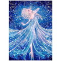 Wholesale 5D DIY Diamond Embroidery Kits Shiny Asha Printed Portrait Square AB Beads for Home Decor Beauty Diamond Painting