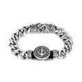 New Style Wholesale Fashion Durable Chain Bracelet Titanium Stainless Steel Anchor Bracelet for Man Jewelry Birthday Gift