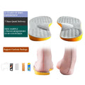 Orthopedic Moldable Gel Memory Foam Insoles for Plantar Fascitis-Sports Arch Supports & Comfort Insoles with Breathable Design
