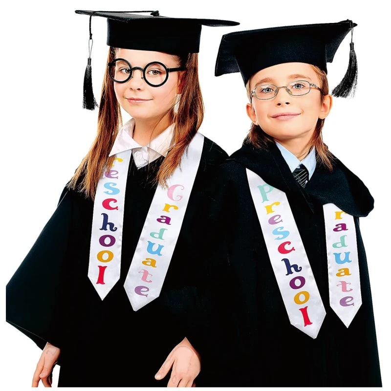 Preschool Kindergarten Solid Spring Graduation Scarf for Women Knitting Cotton Long Custom Brand