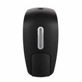 Black Modern Wall Mounted Manual Plastic Soap Dispenser Refillable Shampoo Lotion Hand Soap Dispenser for Bathroom