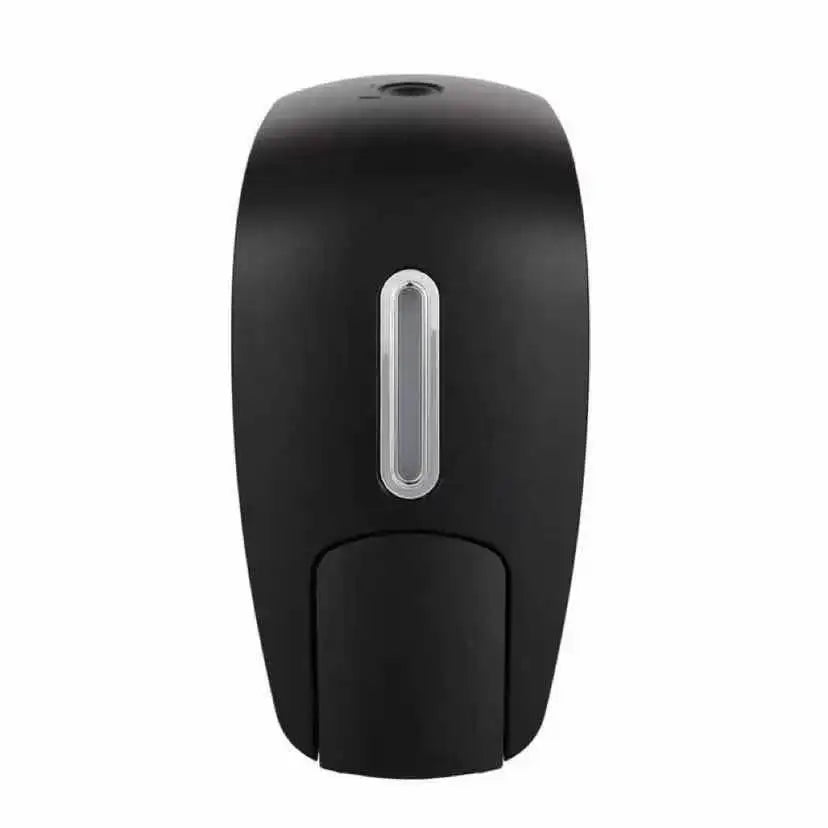 Black Modern Wall Mounted Manual Plastic Soap Dispenser Refillable Shampoo Lotion Hand Soap Dispenser for Bathroom