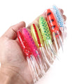 10CM Octopus Skirts Trolling Lures Fishing Tackle Soft Plastic Lures Squid Skirts Saltwater/Bait Lures