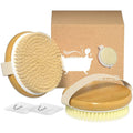 Custom Print LOGO  Skin Anti Cellulite Natural Bristle  Sisal Body Brush Exfoliating Bath Brush  Dry  Brush