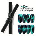 Nail Art Double Headed lightning Magnet Strip Cat's Eye Nail Oil Glue Special Thickened Strong Large Magnet Tool