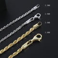 Factory Wholesale 925 Sterling Silver Necklace Men Pendant Accessories Cord Chain Fine Jewelry