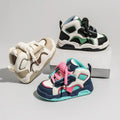 OEM Factory Spring Autumn Children's Sneakers Toddlers Girls Boys Lace-up Casual Sport Shoes Kids Casual Flats Skate Shoes