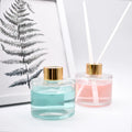 Wholesale 100ml Round No Leakage Glass Empty Fragrance Aroma Reed Diffuser Bottle With Inner Plug