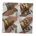 Trend Smooth Bracelet Wide Face Simple Irregular Bangle Bracelet for Women Jewelry
