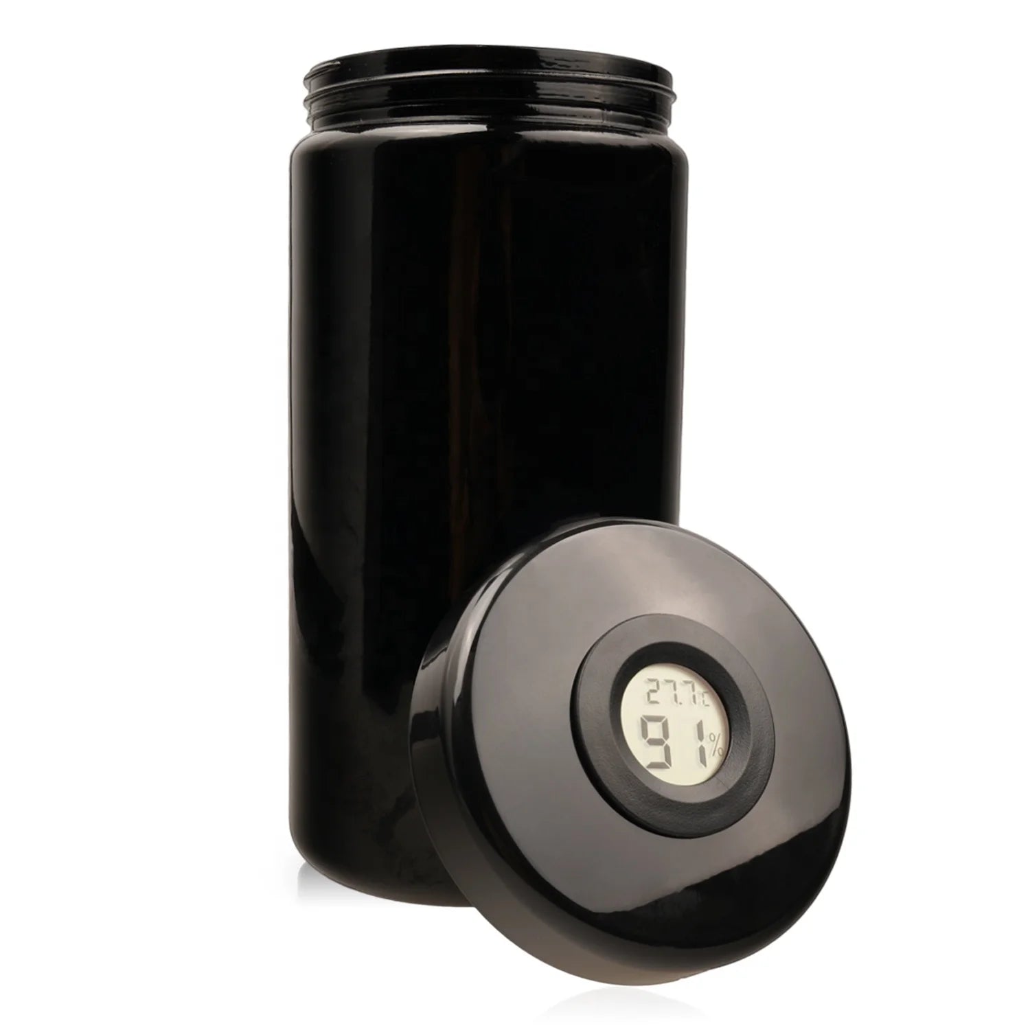 AMZ Hot Back-to-School Essential Spice & Herb Grinder Glass Storage Jar Smell Proof for Students