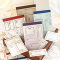 30 Sheets Per Pack Vintage  Sticky Notes Osborne Manor Series Basic Handbook Writing Materials Paper