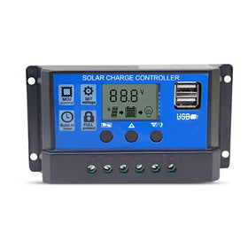 Factory Price 10/20/30A USB PWM Solar Panel Battery Regulator Charge Intelligent Controller