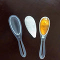 7ml 10ml Transparent Plastic Sweet Honey Spoon Foil Filling with PP Can Seal and Aluminium Foil Lid Flatware Pump Sprayer