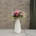 Tall Conic Ceramic Sand Glaze Flower Vase Small Bud Decorative Stoneware Rustic Pottery Home Luxury Art Deco Simple Coastal