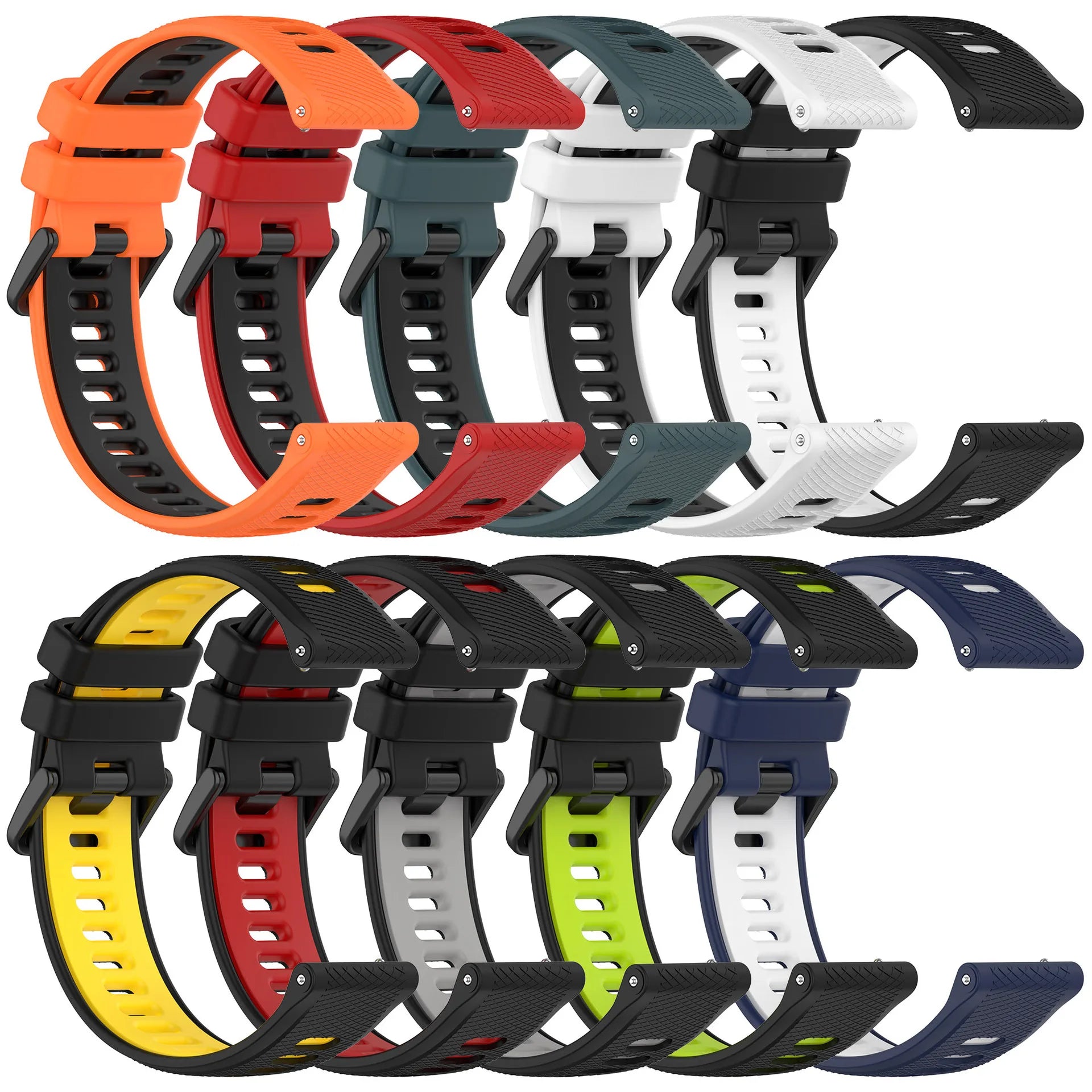 IVANHOE 18 20 22mm Silicone Sport Strap for Garmin Forerunner 745 Bracelet for Forerunner 965 265 255 Music/Vivoactive 4/VENU 2